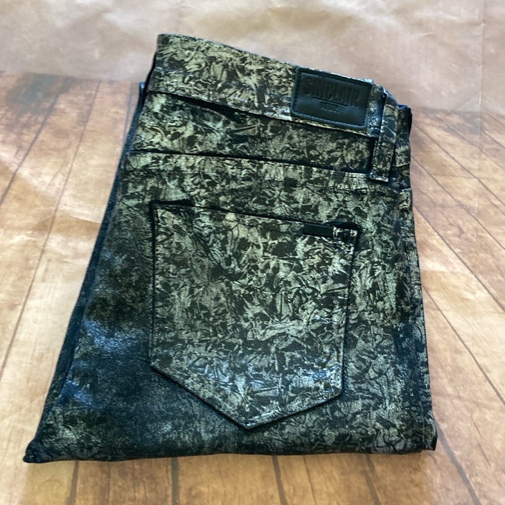💵Sinclair MFGRP Slim Print Metallic Pant Size 27